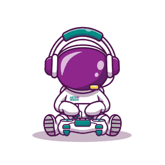 Astrowave-astronaut-gaming-with-headphone