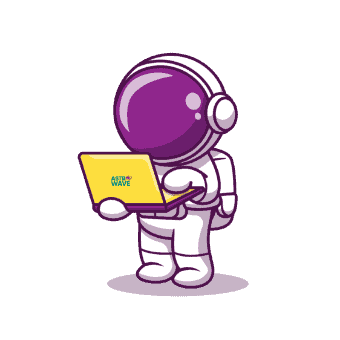 Astrowave-astronaut-work-with-laptop