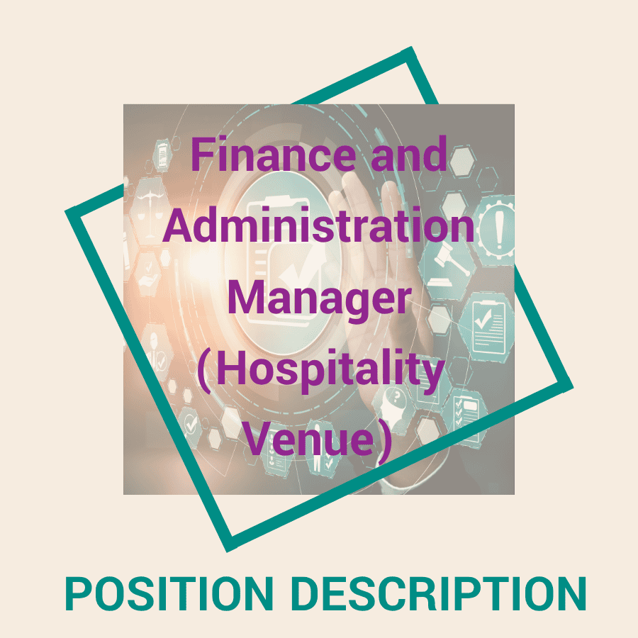 Finance and Administration Manager (Hospitality Venue)