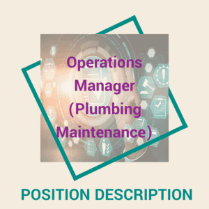 Operations Manager (Plumbing Maintenance)