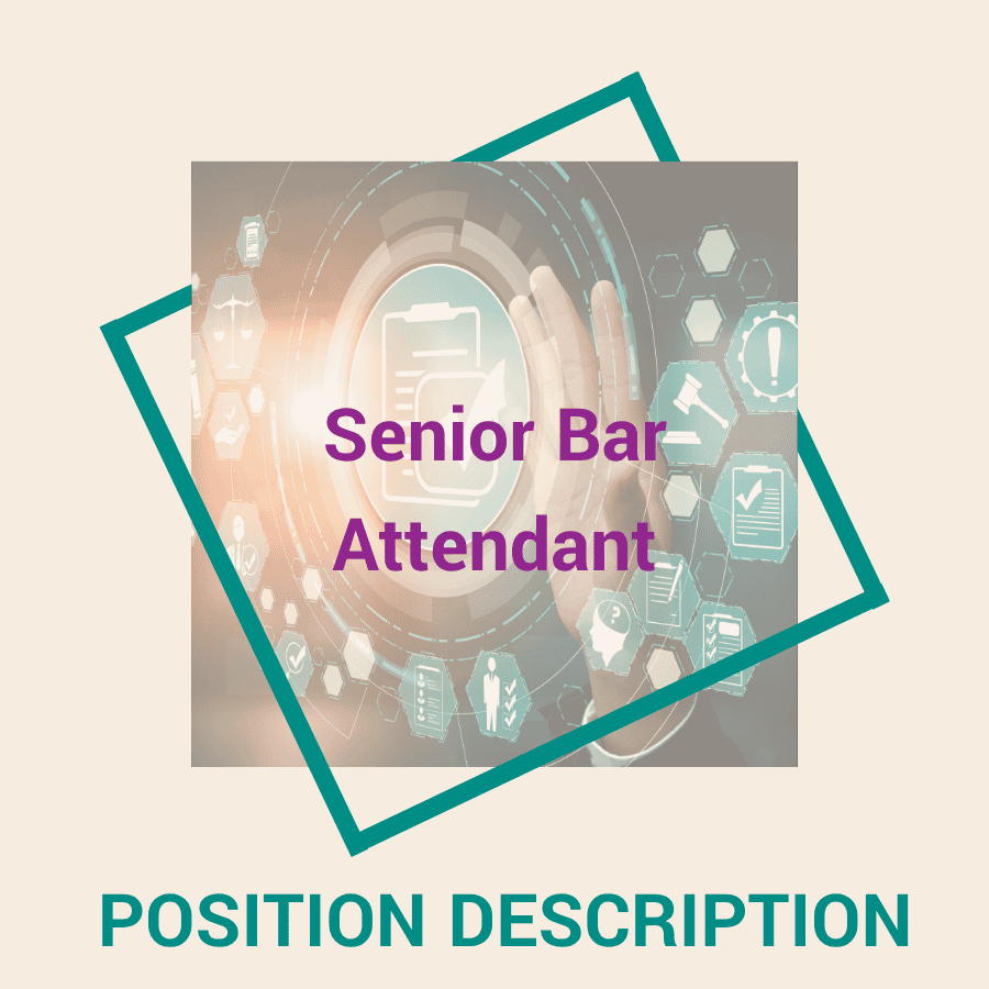 Senior Bar Attendant