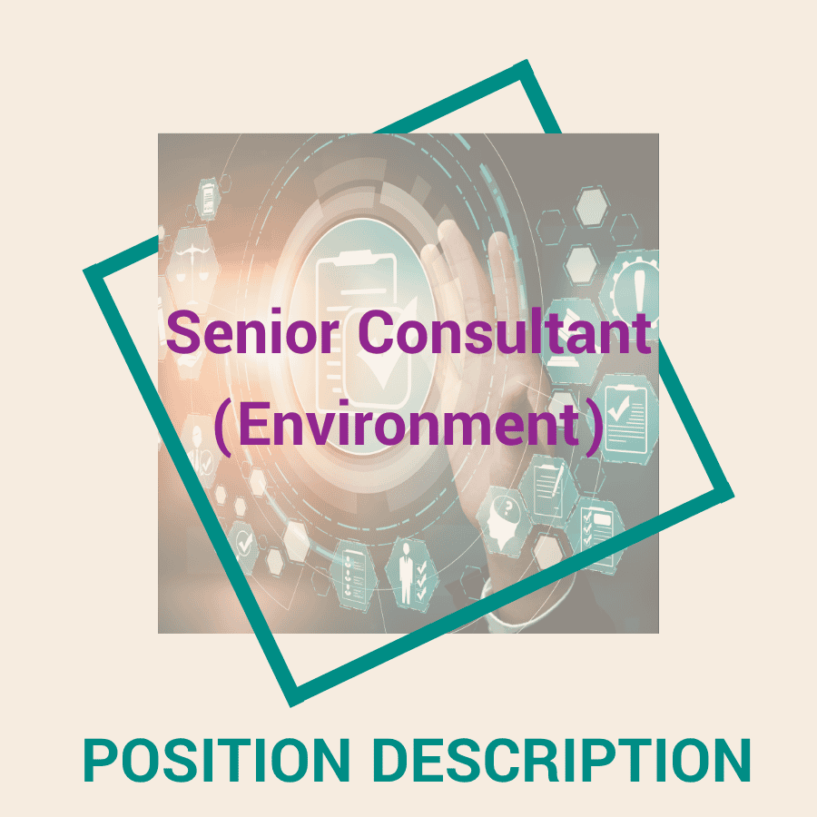 Senior Consultant (Environment)