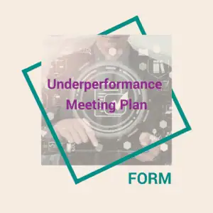 Underperformance Meeting Plan